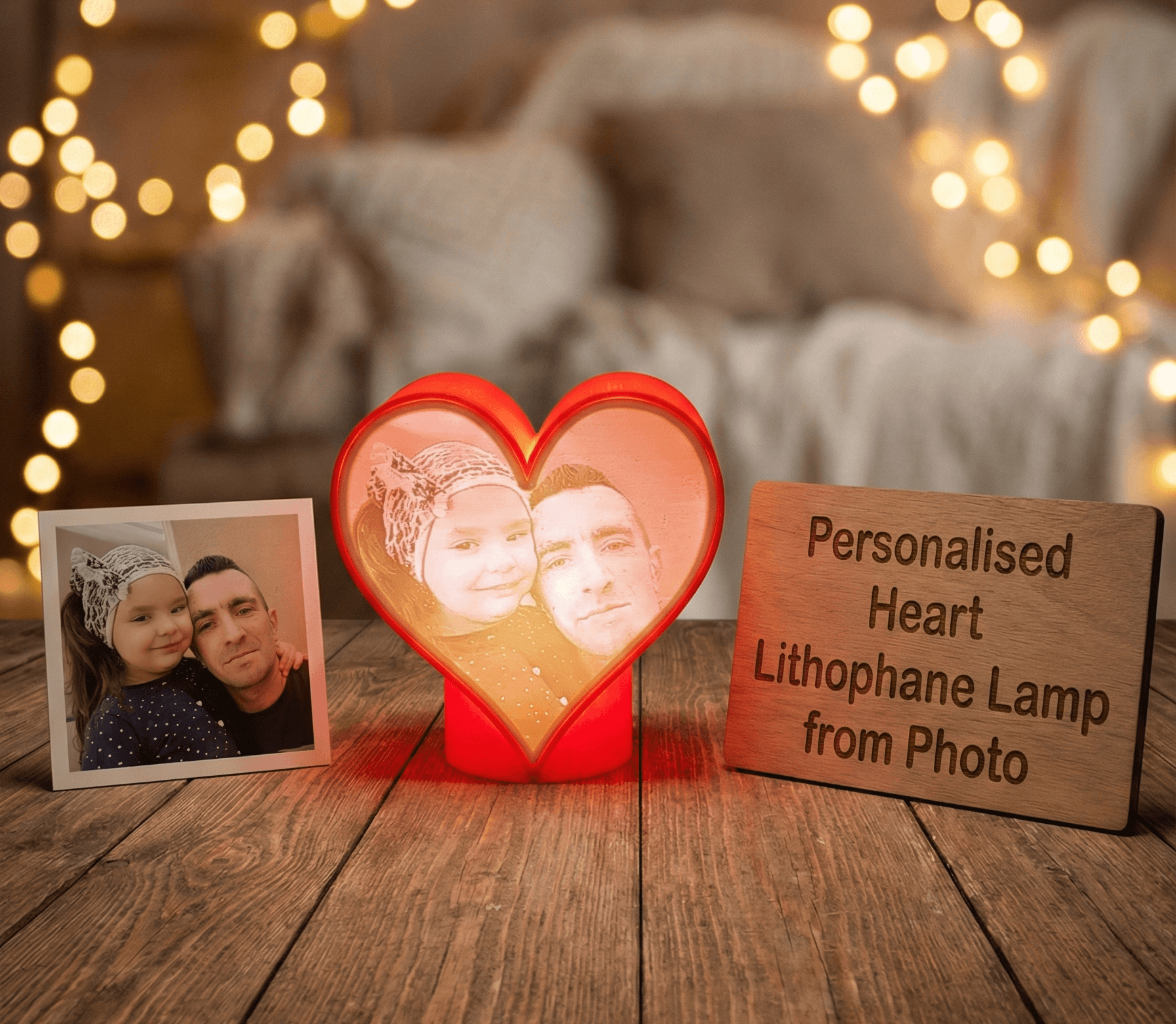 3D Printed Glowing Photo Frame Lamp